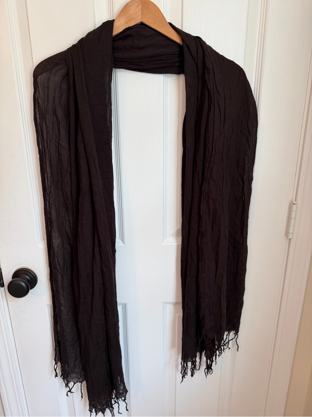 Lightweight Chocolate Brown Women's Scarf - Versatile Everyday Wrap